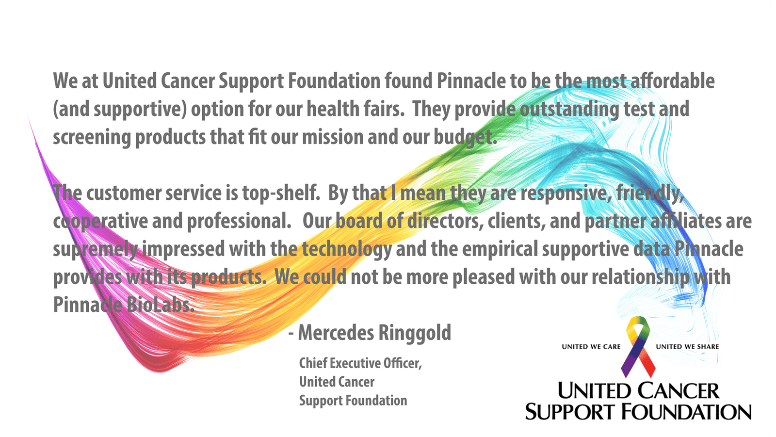 Colon cancer statement on Pinnacle BioLabs